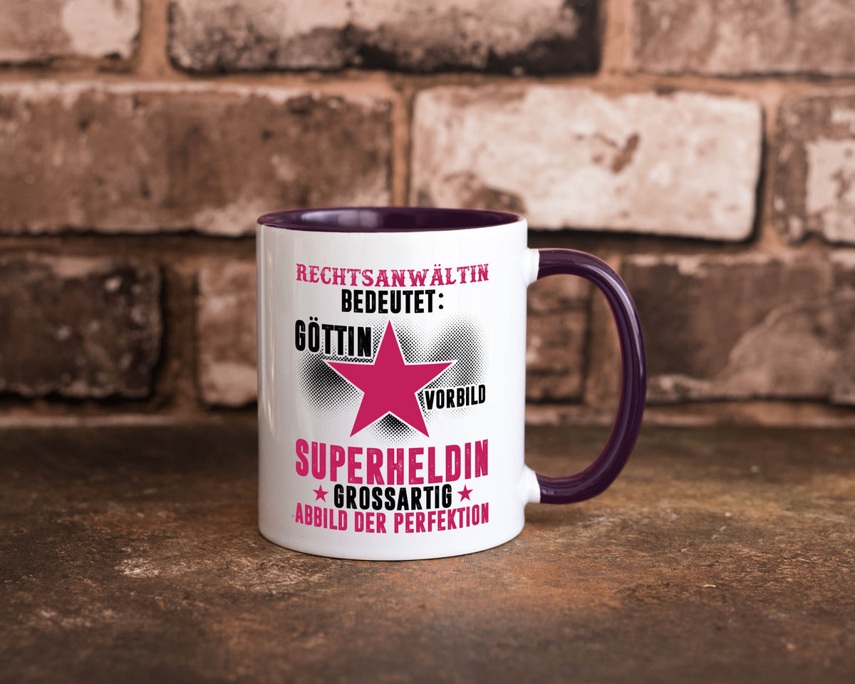 Bedeutung von Rechtsanwältin | Jurstin Anwältin Humor Geschenkidee Tasse