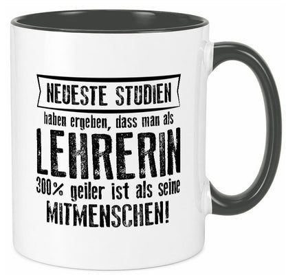 Neuste Studien: Lehrerin | Schule Beruf Schüler Humor Arbeit Kollegen Büro Tasse