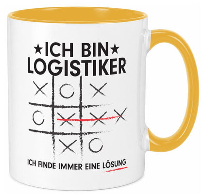Löse Probleme: Logistiker | Beruf Logistik Geschenkidee Arbeit Kollegen Büro Tasse