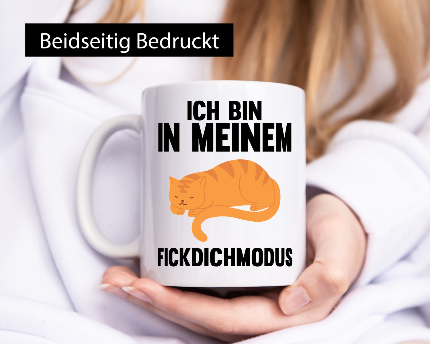 Ich bin in meinem Modus | Faule Katze Chillen lustiger Spruch Geschenk