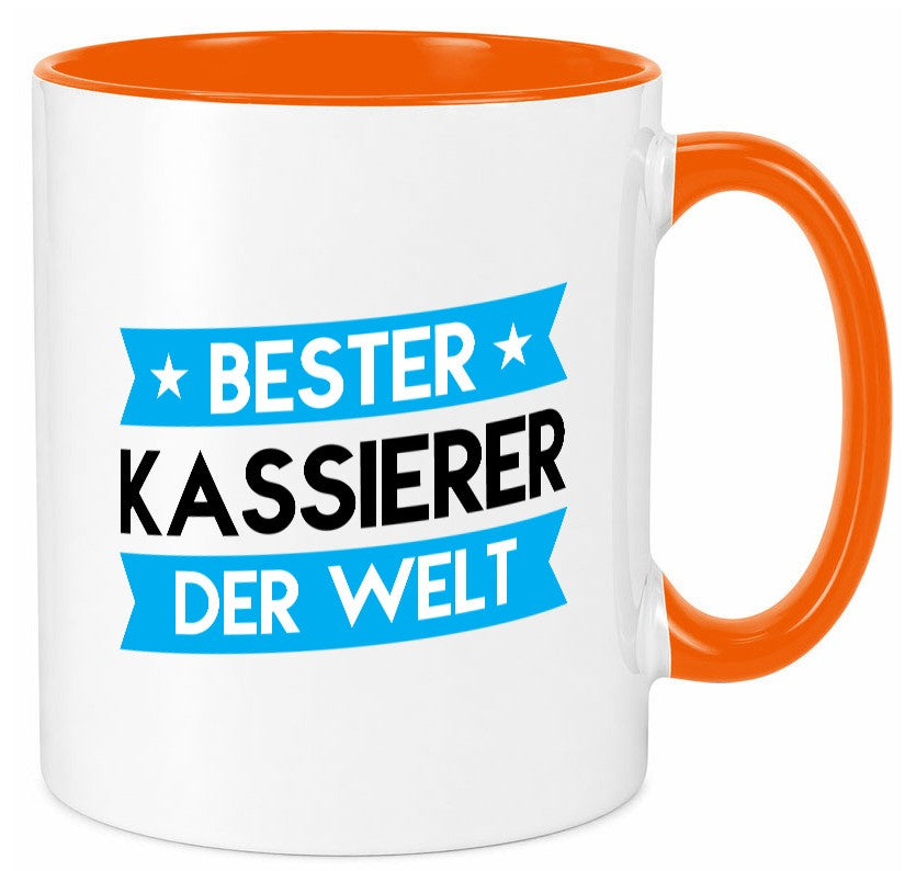 Bester Kassierer lustiger Spruch Geschenk Humor Geschenkidee Tasse