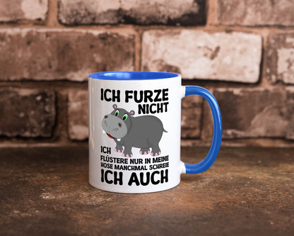 Ich furze nicht | furznilpferd v2 Humor Geschenkidee Tasse