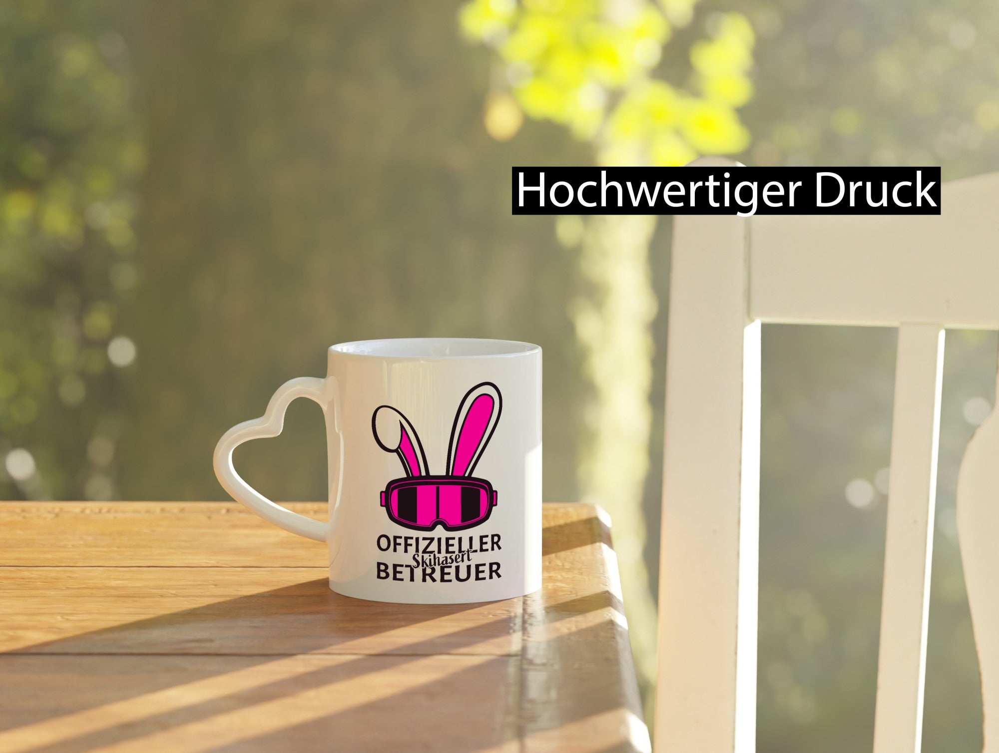 Offizieler Skihaserl Betreuer | Ski-Brille Hasenohren Geschenk Humor