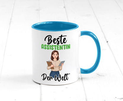 Beste Assistentin | Assistenz Hilfskraft v2 Geschenkidee Humor Tasse
