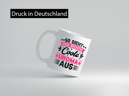 Coole Uroma | Oma Urgroßmutter lustig Familie Geschenkidee Geschenk Tasse