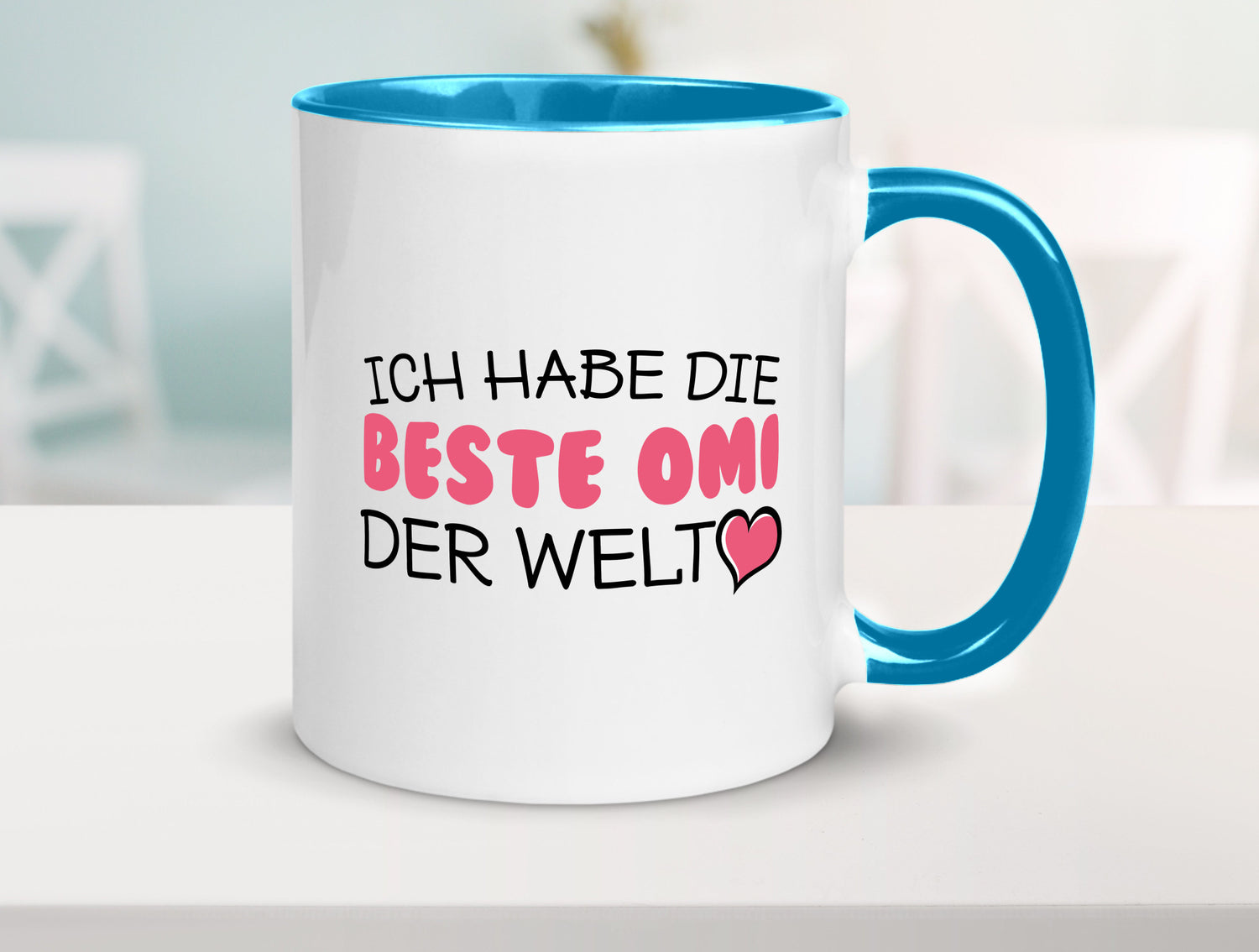 Beste Omi der Welt | Oma Tasse Geburtstag Muttertag lustig Familie Geschenkidee
