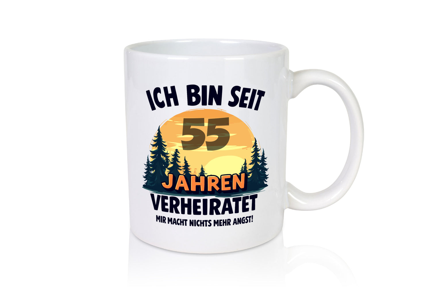 Ich bin Verheiratet | 55. Hochzeitstag Ehepaar Geschenkidee Humor Tasse