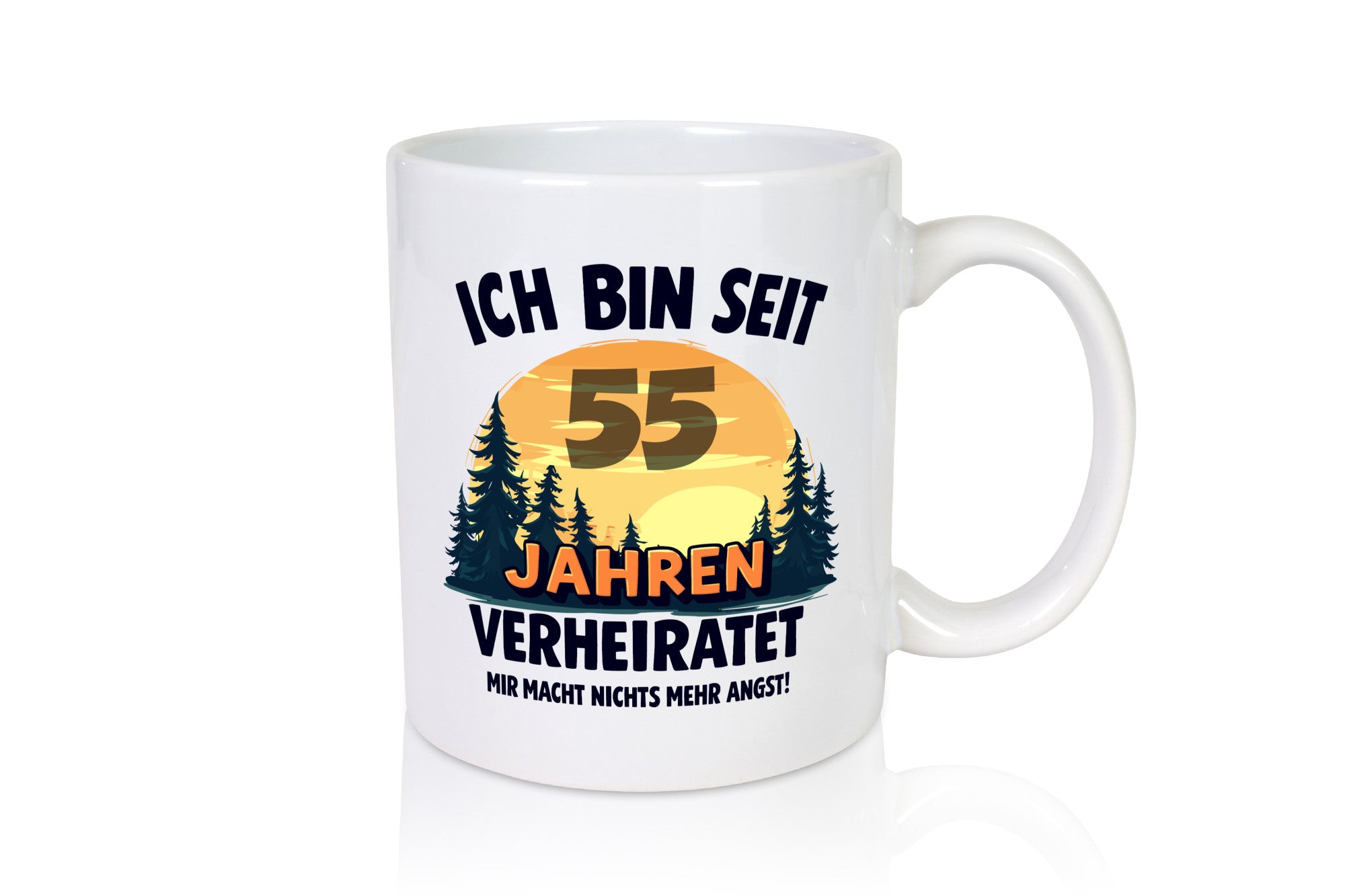 Ich bin Verheiratet | 55. Hochzeitstag Ehepaar Geschenkidee Humor Tasse