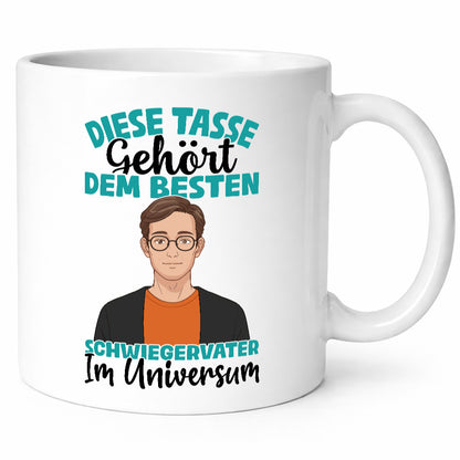 Im Universum: Schwiegervater |Schwiegersohn | Beziehung Geschenkidee Familie