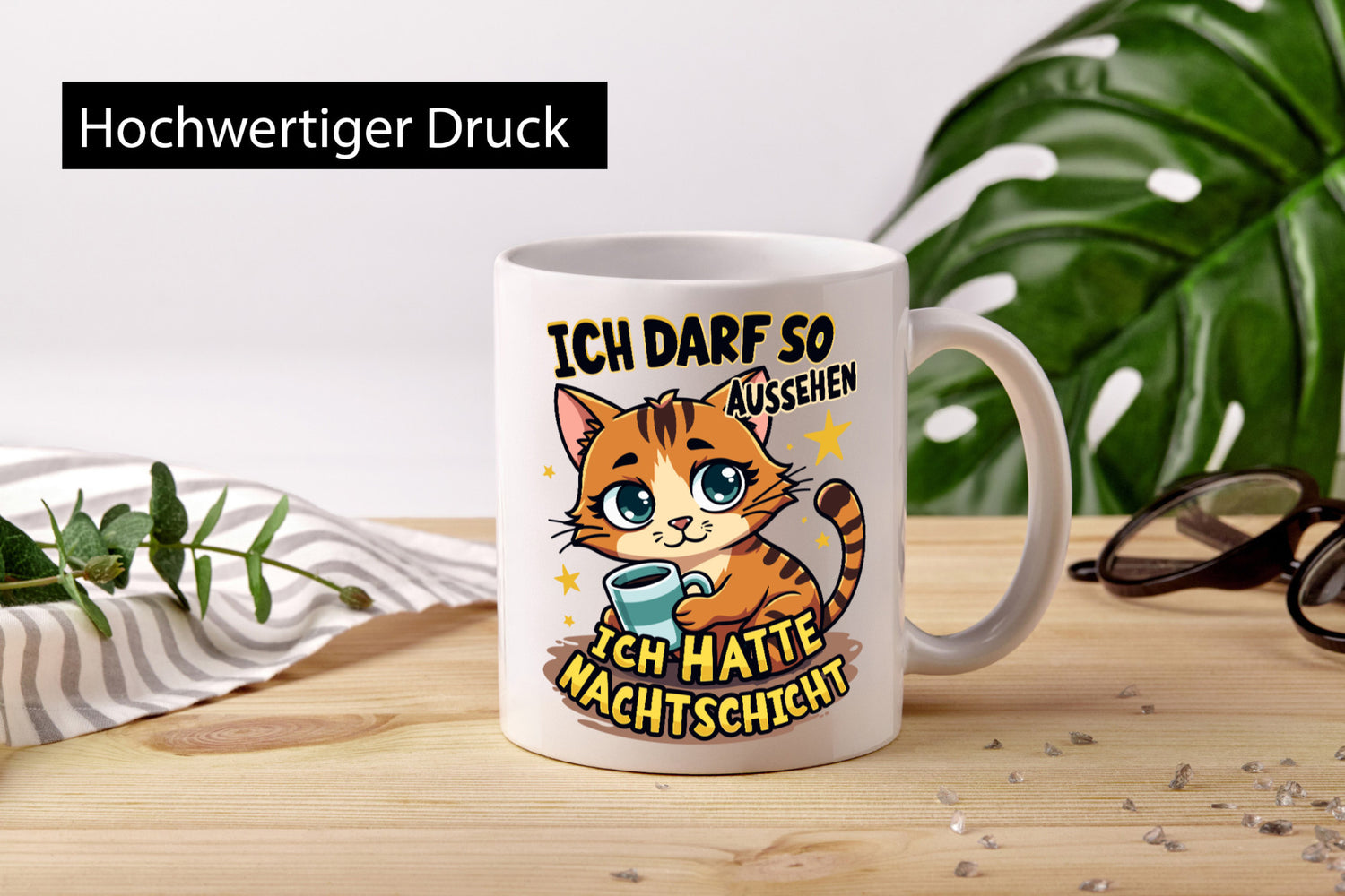 Ich hatte Nachtschicht | Schichtarbeit Katze Humor Arbeit Kollegen Büro