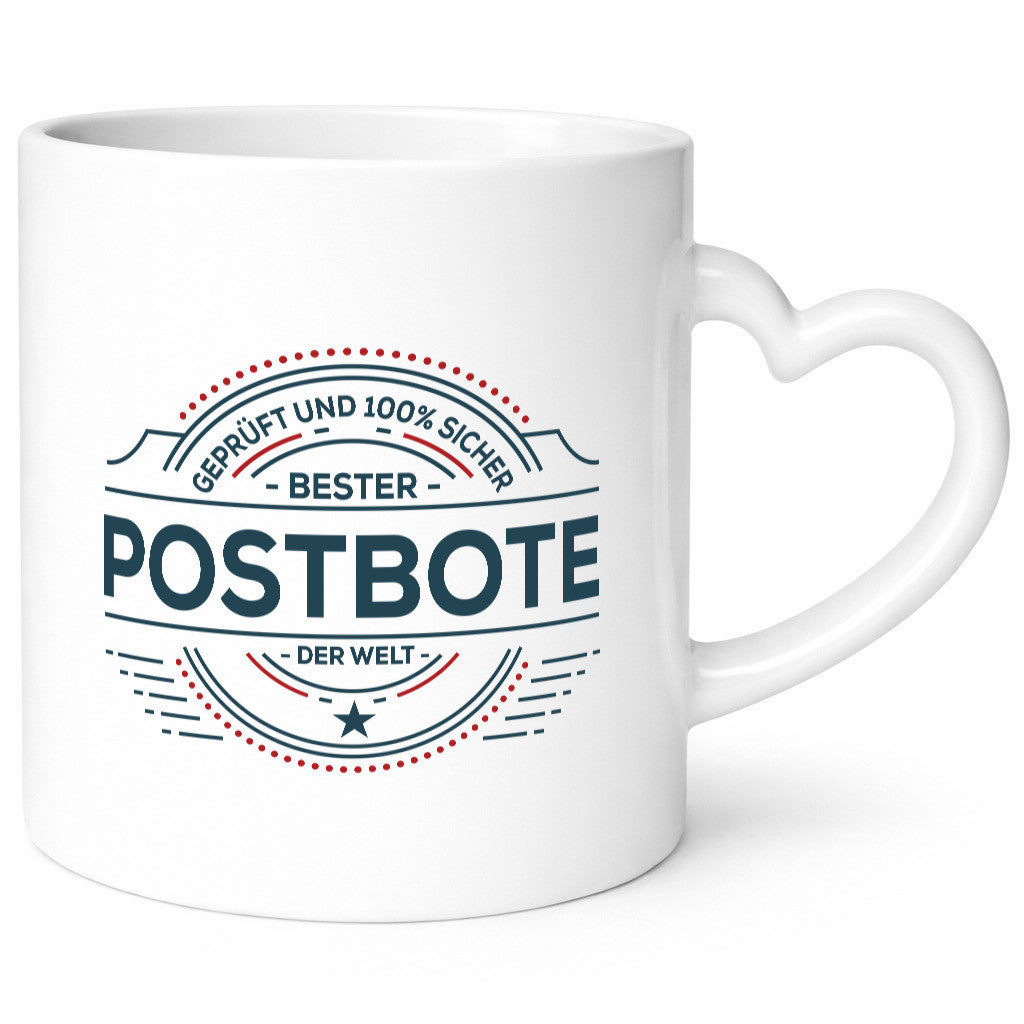 Geprüft und sicher: Postbote | Beruf Post Briefträger lustig Arbeit Kollegen