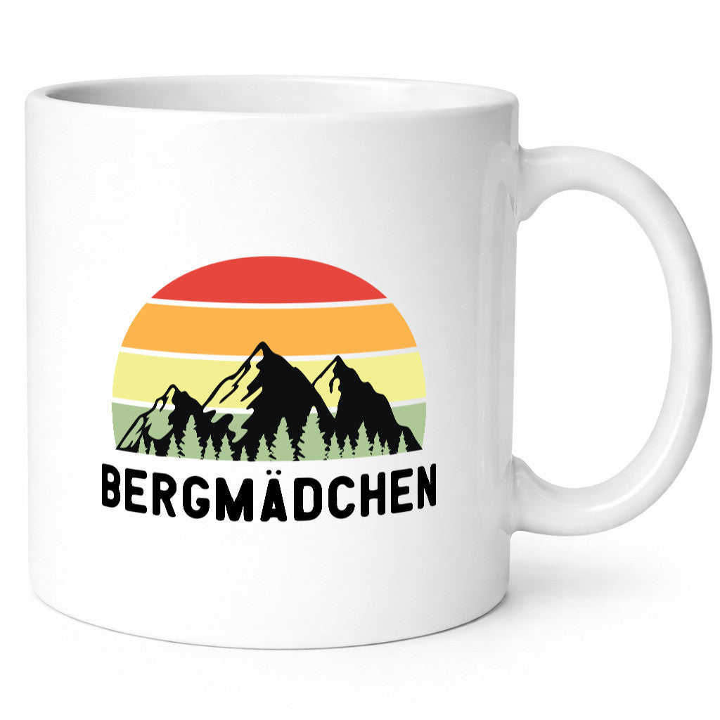Bergmädchen | Berge lustiger Spruch Geschenk Humor Geschenkidee Tasse