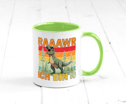10. Geburtstag | 10 Jahre rarrrr ich bin Dinosaurier lustig Geschenkidee