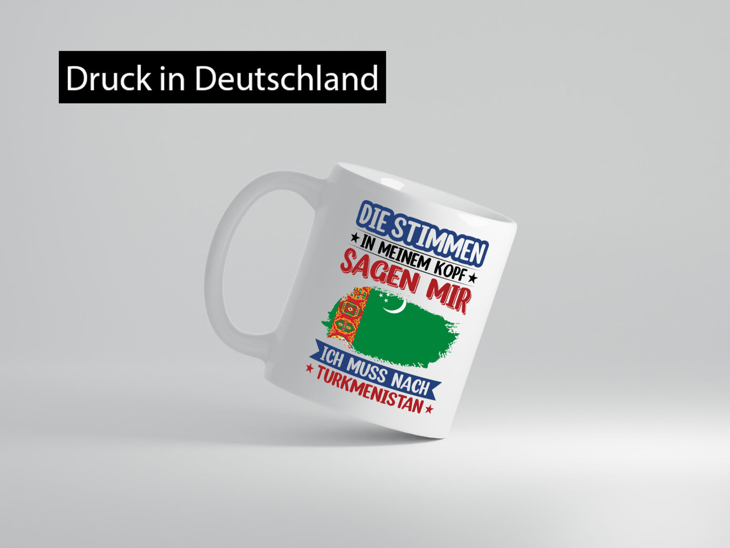 Turkmenistan | Urlaub Stimmen in meinem Kopf Traumland v2 Geschenk Humor