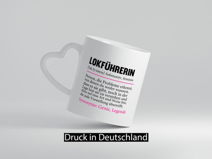 Lokführerin | Spruch lustig Zug Beruf Geschenk Arbeit Kollegen Büro lustiger