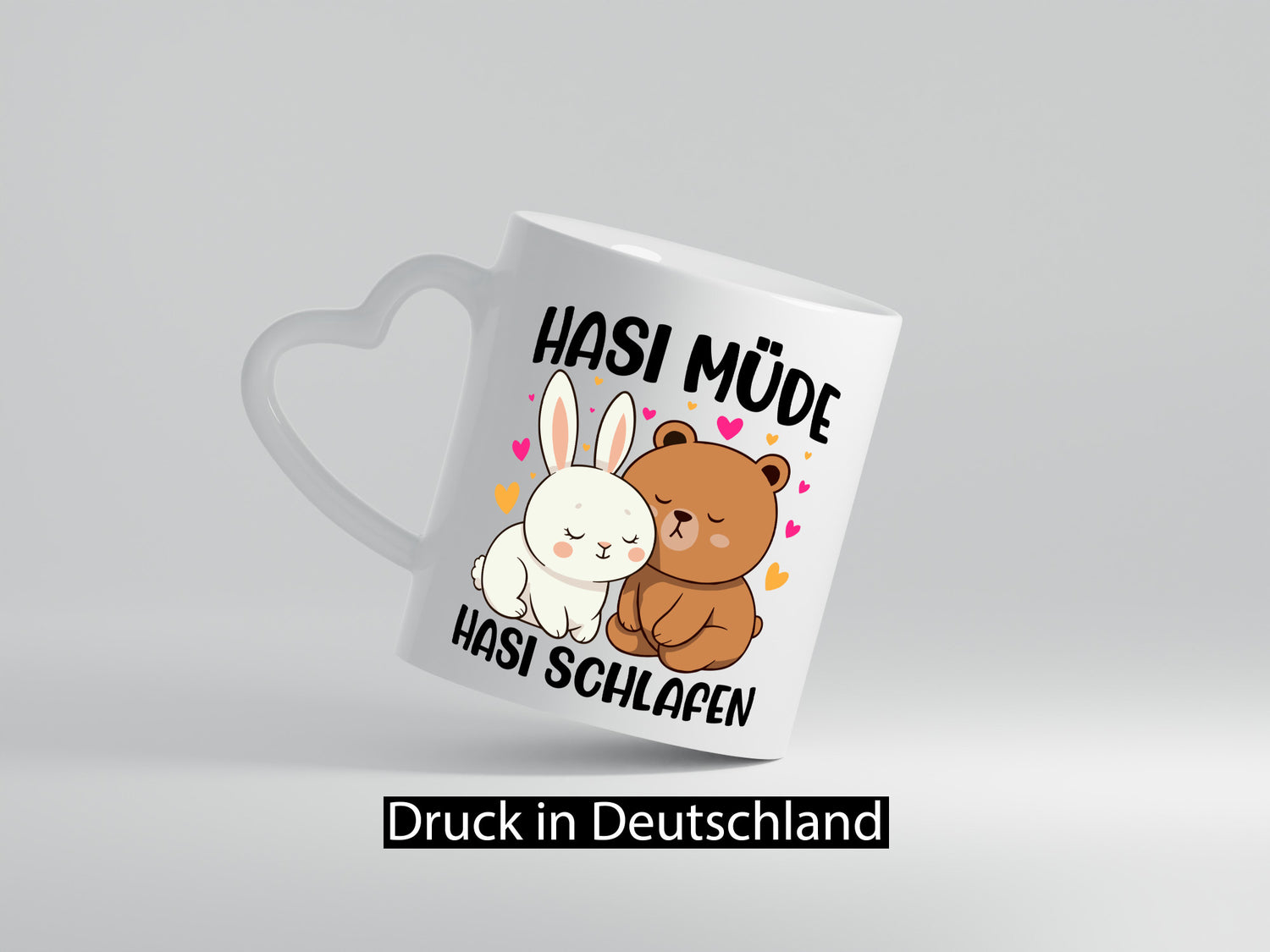 Hasi Müde | schlafen Kaninchen Häschen v2 lustiger Spruch Geschenk Humor