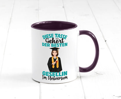Im Universum: Gesellin | Handwerkerinnen lustiger Spruch Geschenk Humor