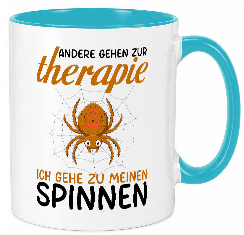 Ich gehe zu meinen Spinnen | Spinnenliebhaber lustiger Spruch Geschenk Humor Tasse