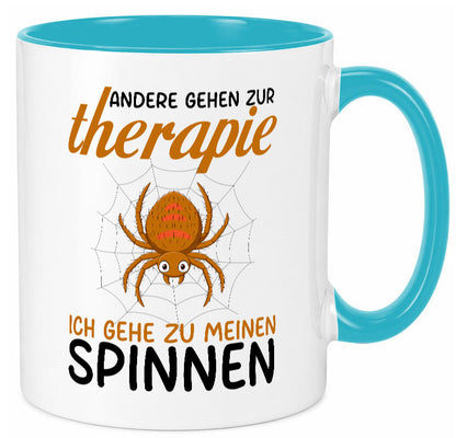 Ich gehe zu meinen Spinnen | Spinnenliebhaber lustiger Spruch Geschenk Humor Tasse