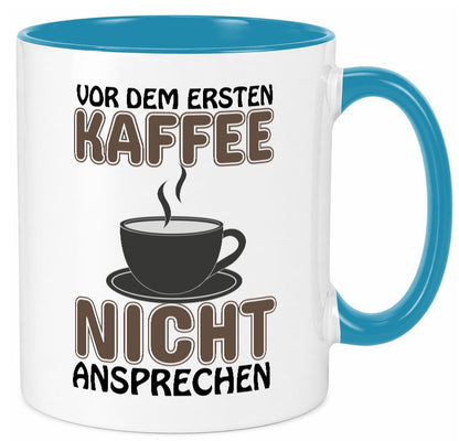Nicht ansprechen lustiger Spruch Geschenk Humor Geschenkidee Tasse