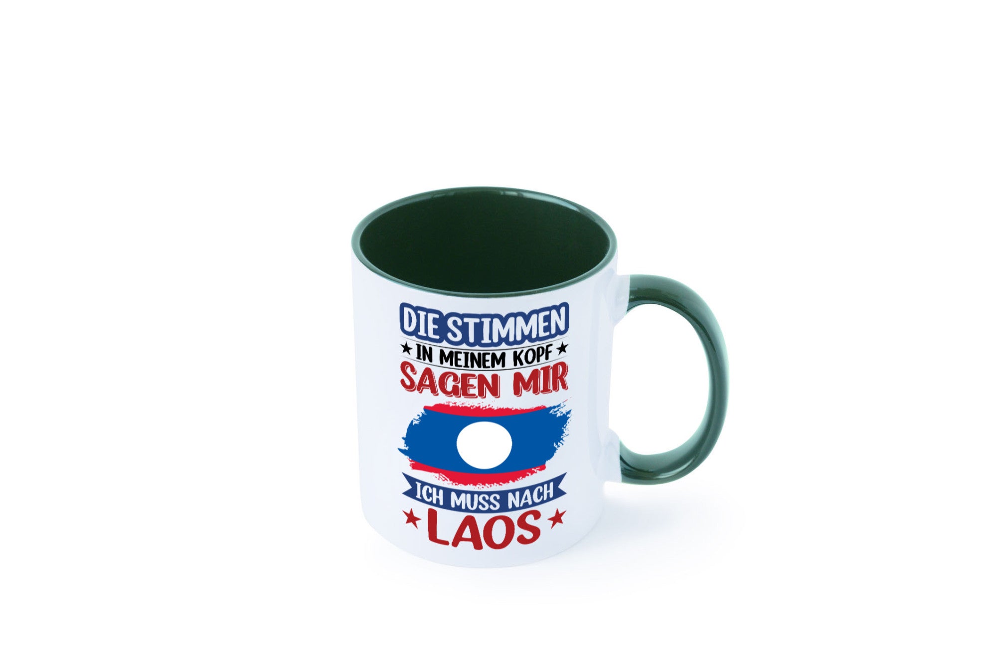 Laos | Urlaub Stimmen in meinem Kopf Traumland lustig Humor Geschenkidee