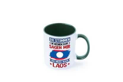 Laos | Urlaub Stimmen in meinem Kopf Traumland lustig Humor Geschenkidee