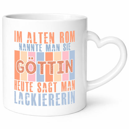 Heute sagt man: Lackiererin | lackieren Geschenk Humor Geschenkidee lustiger