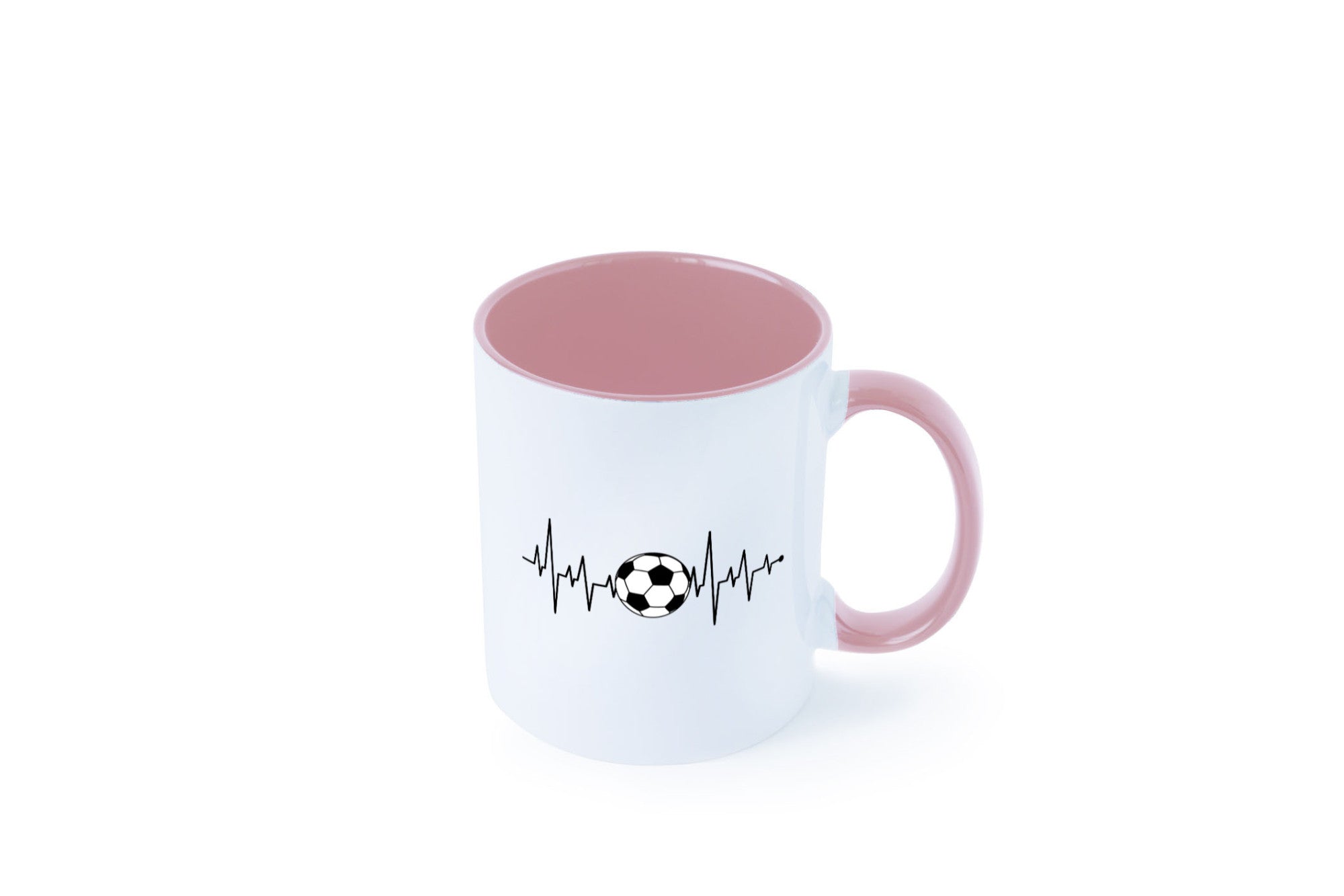 Fußball Herzschlag | Fussballer Verein Sport Team Geschenk Humor Geschenkidee