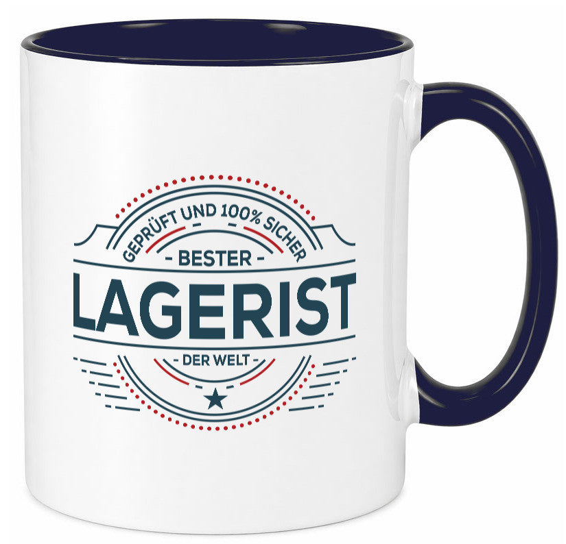 Geprüft und sicher: Lagerist | Lageristen Lager Arbeiter lustiger Spruch
