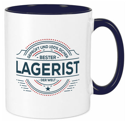 Geprüft und sicher: Lagerist | Lageristen Lager Arbeiter lustiger Spruch