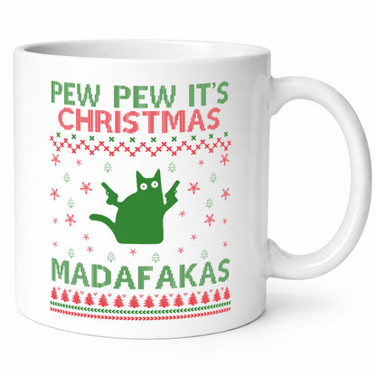 It´s Christmas Madafakas | Katze Kollege Freunde Geschenk Arbeit Kollegen Büro