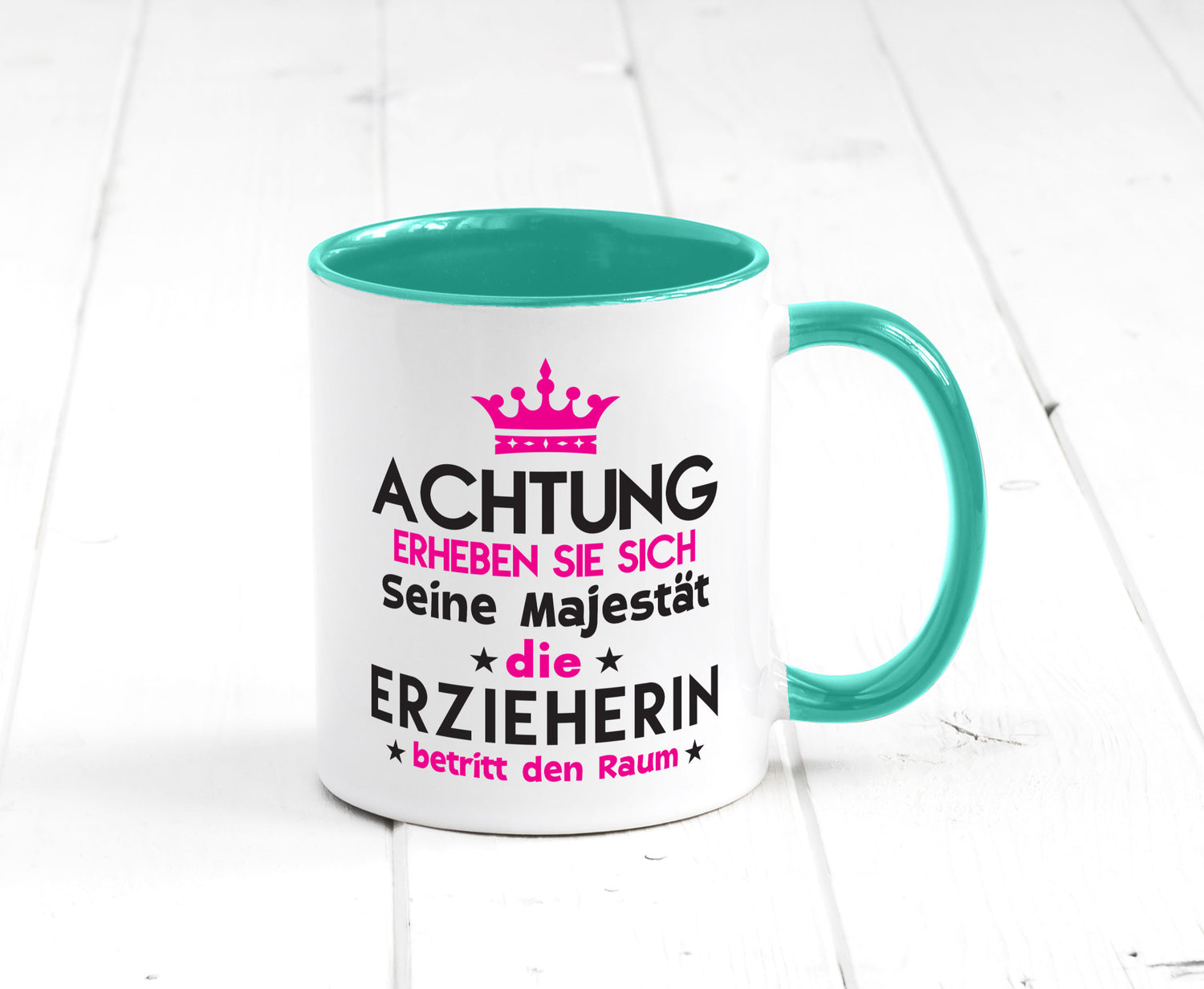 Seine Majestät Erzieherin | Pädagogin Schule Humor Geschenkidee Tasse