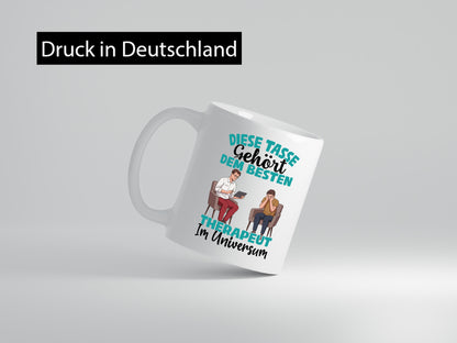 Im Universum: Therapeut | Psychotherapie Therapie Humor Geschenkidee Tasse