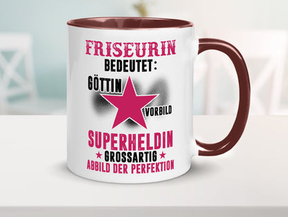 Bedeutung von Friseurin | Friseuse Frisörin lustiger Spruch Geschenk Humor
