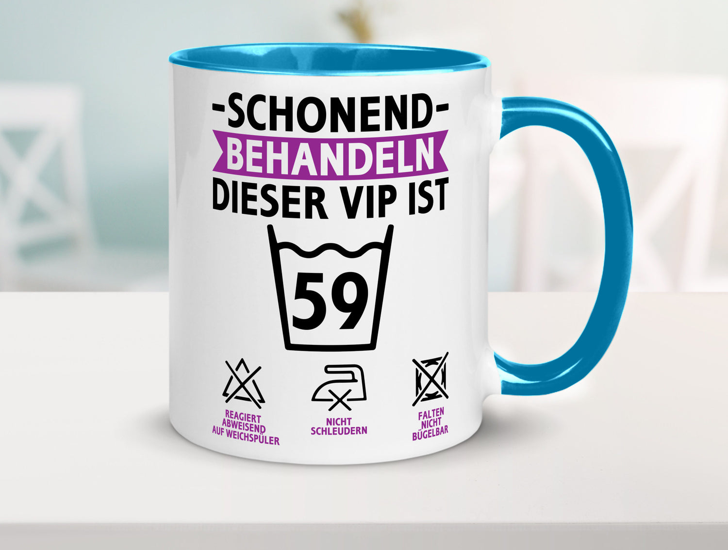 59 Geburtstag | schonend behandeln Jahre v2 lustig Geschenkidee Geschenk Tasse