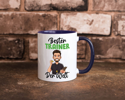 Bester Trainer | Verein Sport v2 Humor Geschenkidee Tasse