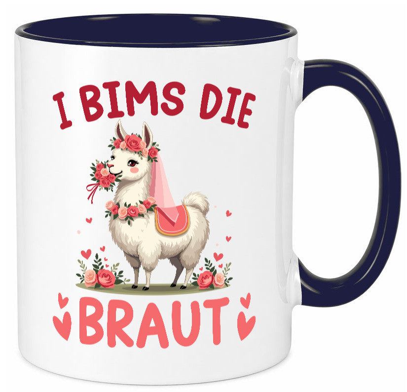 I bims die Braut | Einhorn JGA Hochzeit lustig Humor Geschenkidee Geschenk Tasse