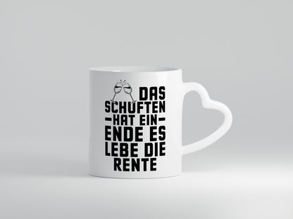 Schuften hat ein ende es lebe die Rente | Rentner lustiger Spruch Geschenk