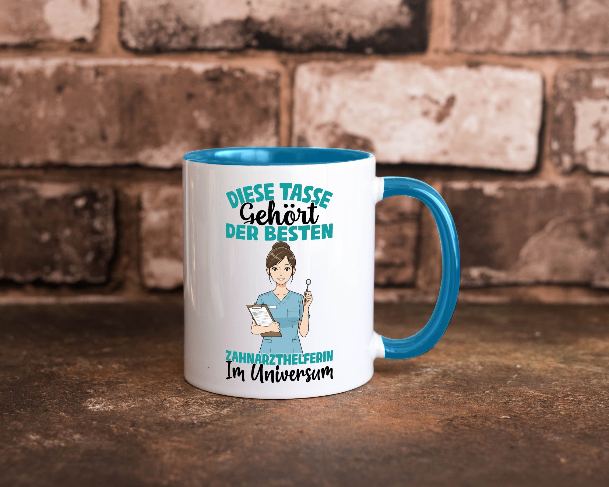 Im Universum: Zahnarzthelferin | Zahnmedizin Humor Geschenkidee Tasse