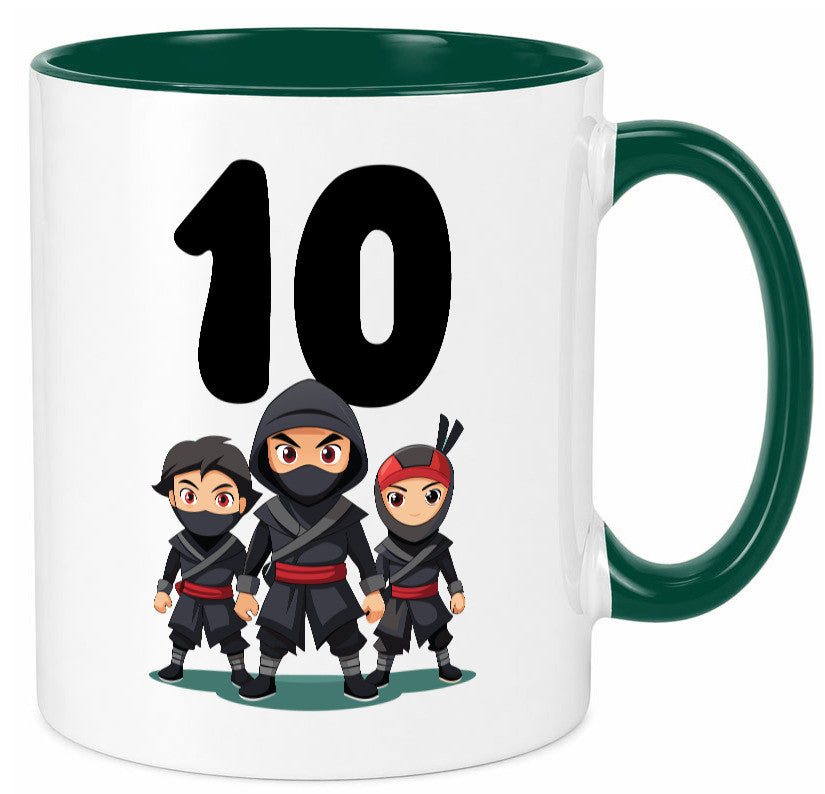 10. Geburtstag | 10 Jahre Ninja Humor Geschenkidee Tasse