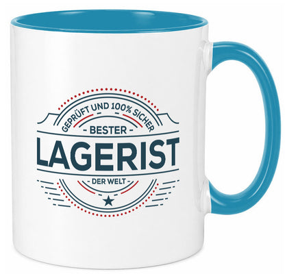 Geprüft und sicher: Lagerist | Lageristen Lager Arbeiter lustiger Spruch