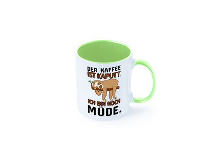 Der Kaffee ist kaputt v2 Geschenk Humor Geschenkidee lustiger Spruch Tasse