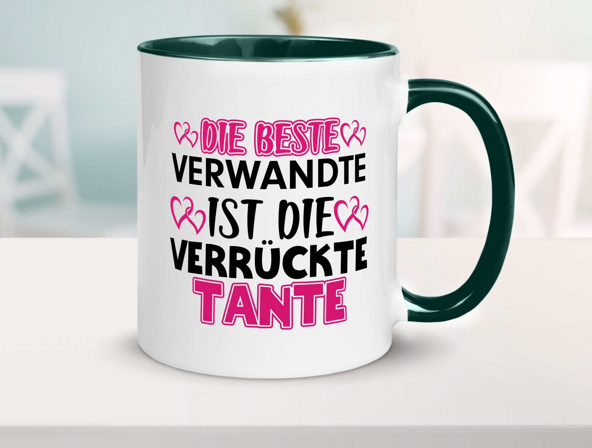 Verrückte Tante | Spruch Patentante Verwandtschaft lustiger Geschenk Humor