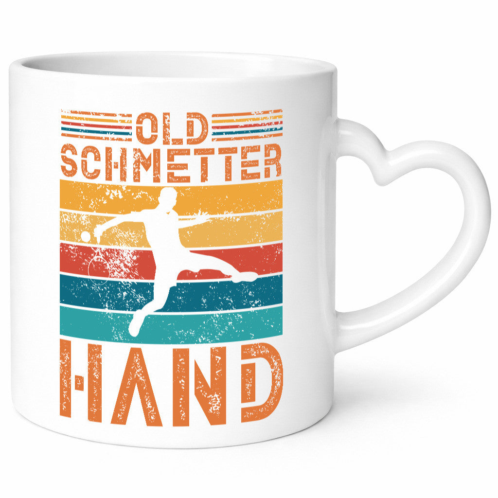 Old Schmetter Hand | Tennis Spieler Sport v2 Geschenkidee Humor Tasse