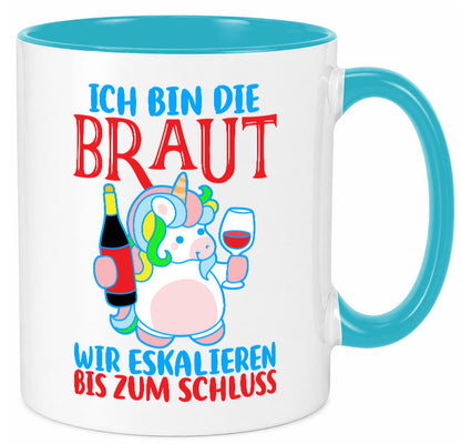 Junggesellinnenabschied | JGA Braut Einhorn Eskalation v2 lustig Humor