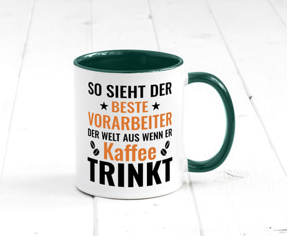 Kaffee trinkt: Vorarbeiter | Kollege Teamleiter Geschenk Arbeit Kollegen Büro
