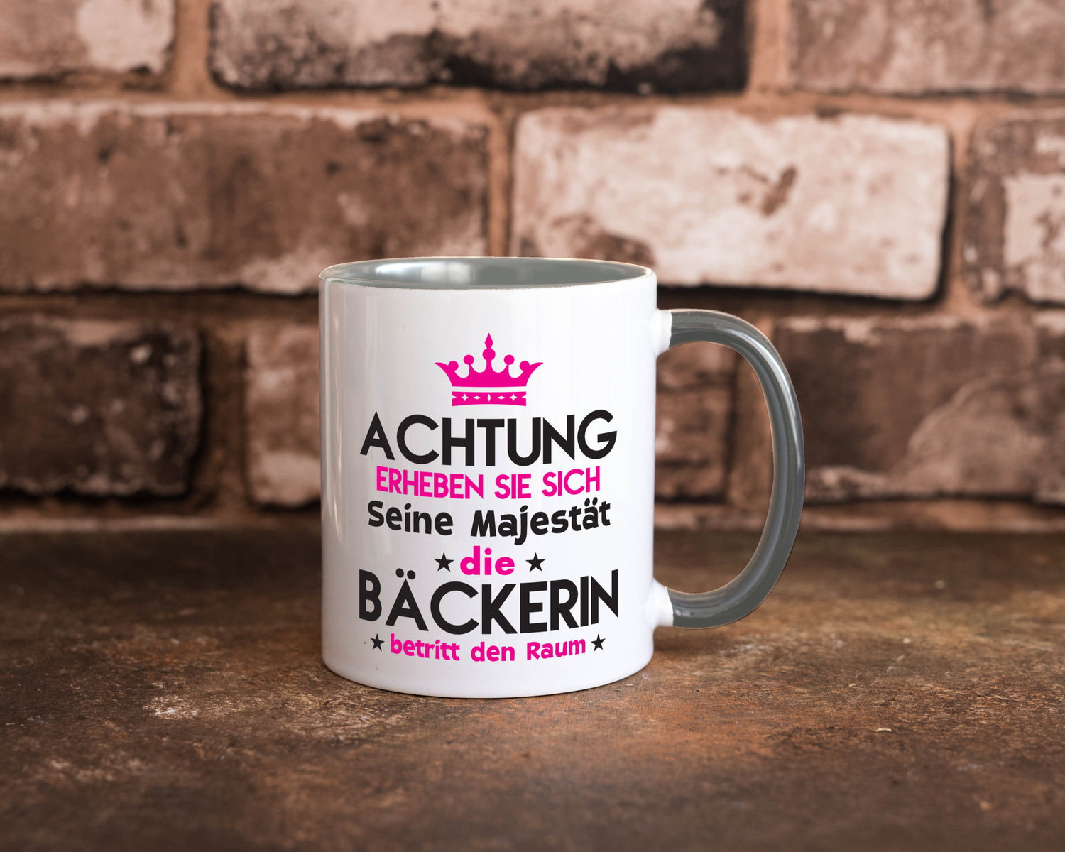 Seine Majestät Bäckerin | Bäckerei Frauen Backen Humor Geschenkidee Tasse