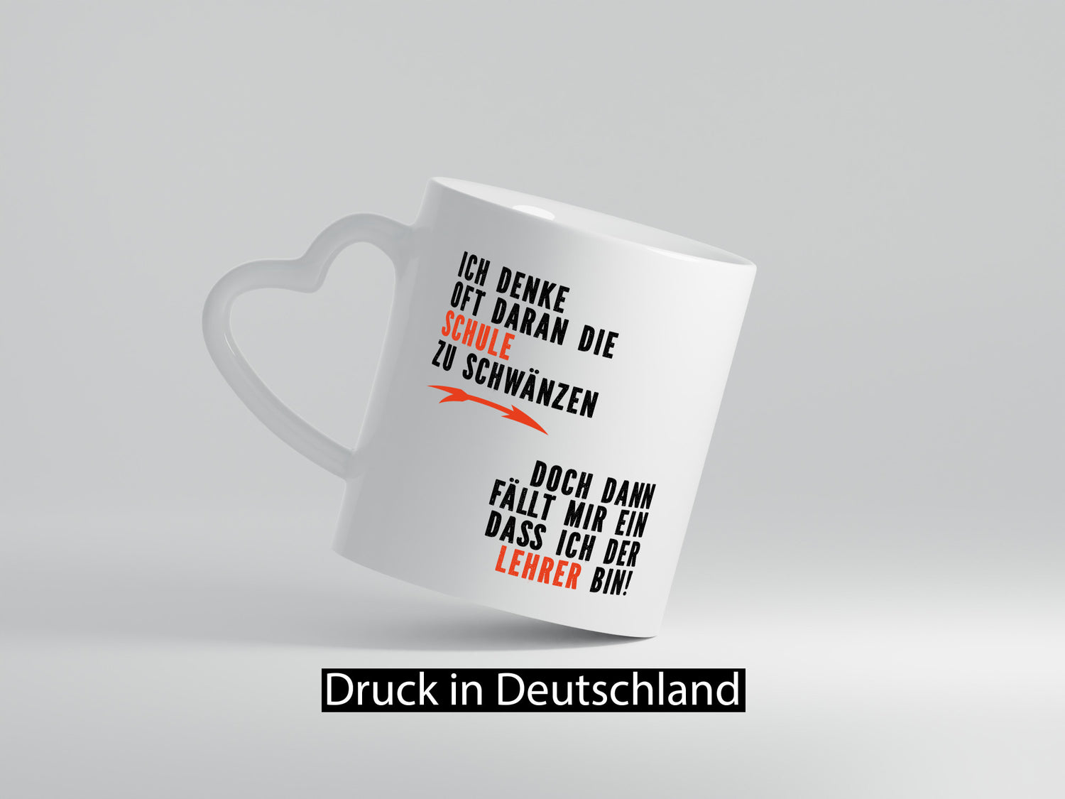 Ich denke oft ans Schwänzen | Lehrer Unterricht Geschenkidee Humor Tasse