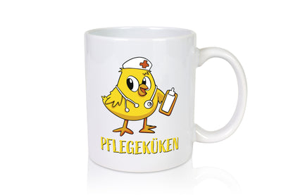Pflegeküken | Küken Stethoskop Geschenk Humor Geschenkidee lustiger Spruch Tasse
