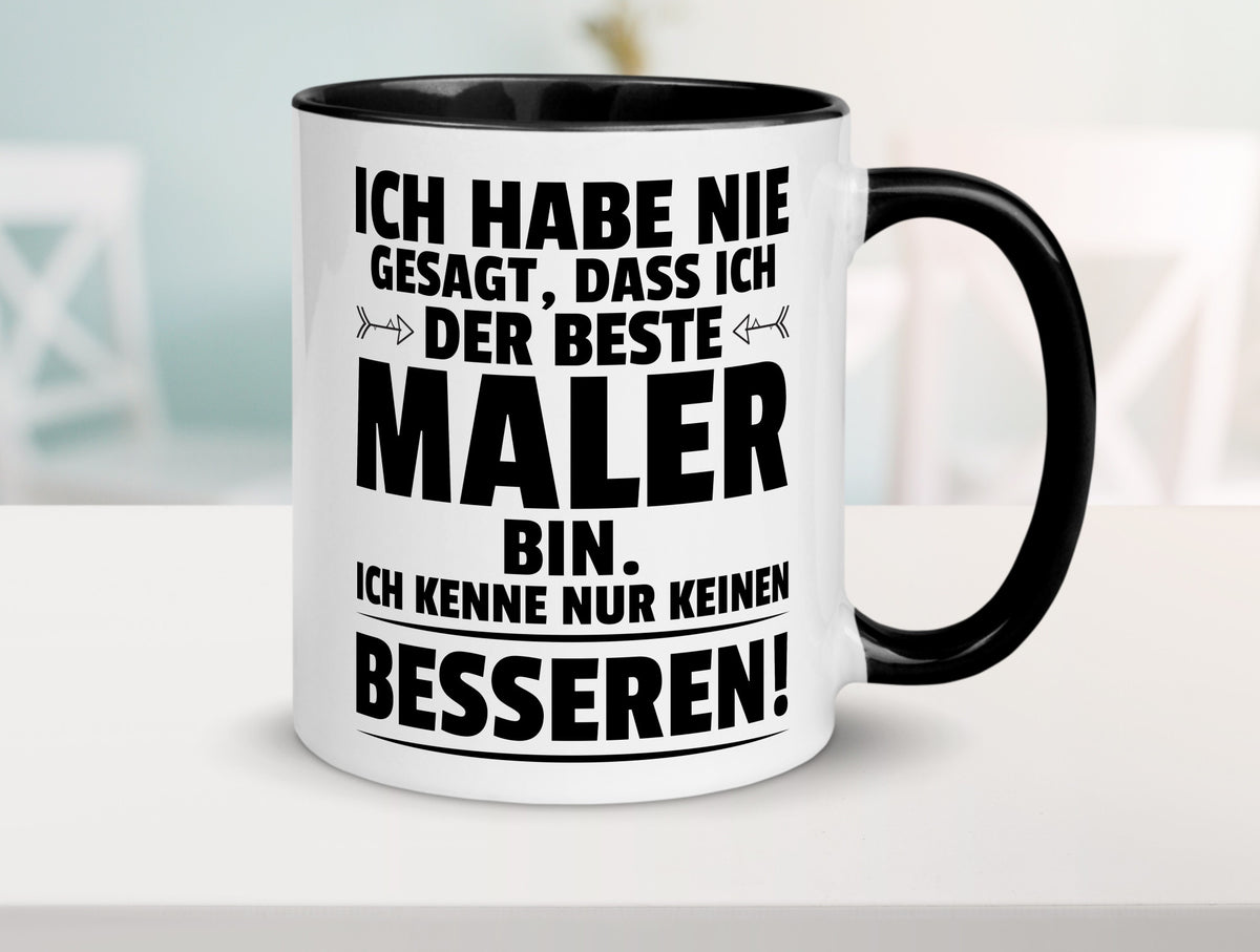 Der Beste Maler | Malerei lustiger Spruch Geschenk Humor Geschenkidee Tasse